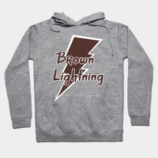 Brown Lightning Hoodie